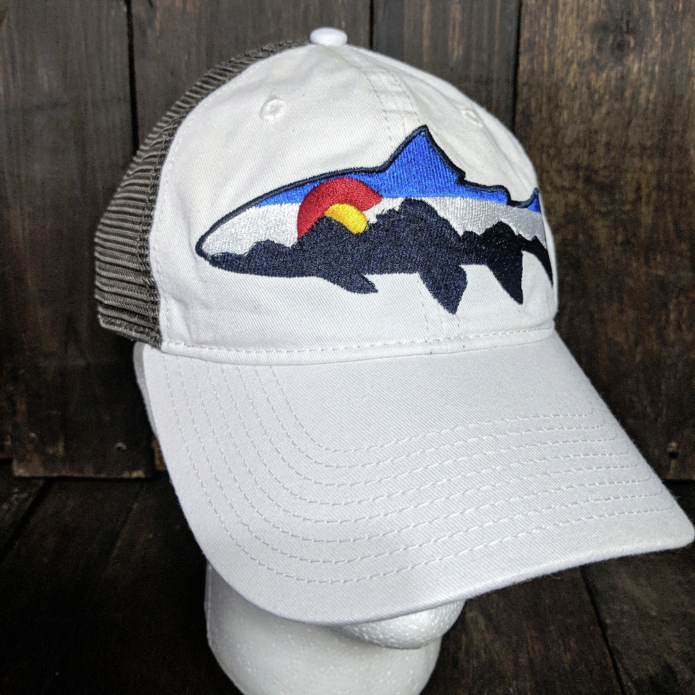 Patagonia Inspired Colorado Trout Fishing Trucker